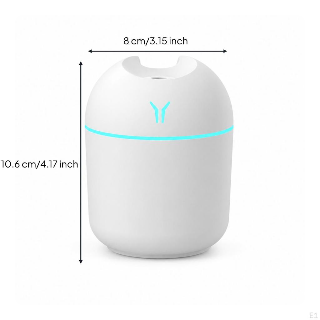 USB Humidifier Quiet Tabletop Compact USBPowered Humidity Dispenser for Light Sleepers,