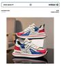 Men's Shoes Spring and Summer New Men's Sports Running Shoes Platform Dad Shoes Mesh Breathable Hollow Casual Trendy Shoes