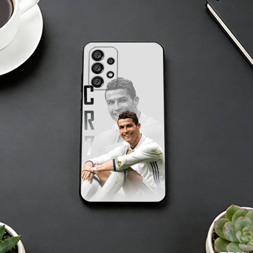 

R-Ronaldo Cool CR7 football Phone Case For Samsung S25,S24,S21,S22,S23,S30,Ultra,S20,Plus,Fe,Lite,Note,10,Black Cover Samsung S225G