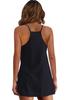 2023 Summer Solid Color Sleeveless Tank Dress with Thin Straps and Pocket