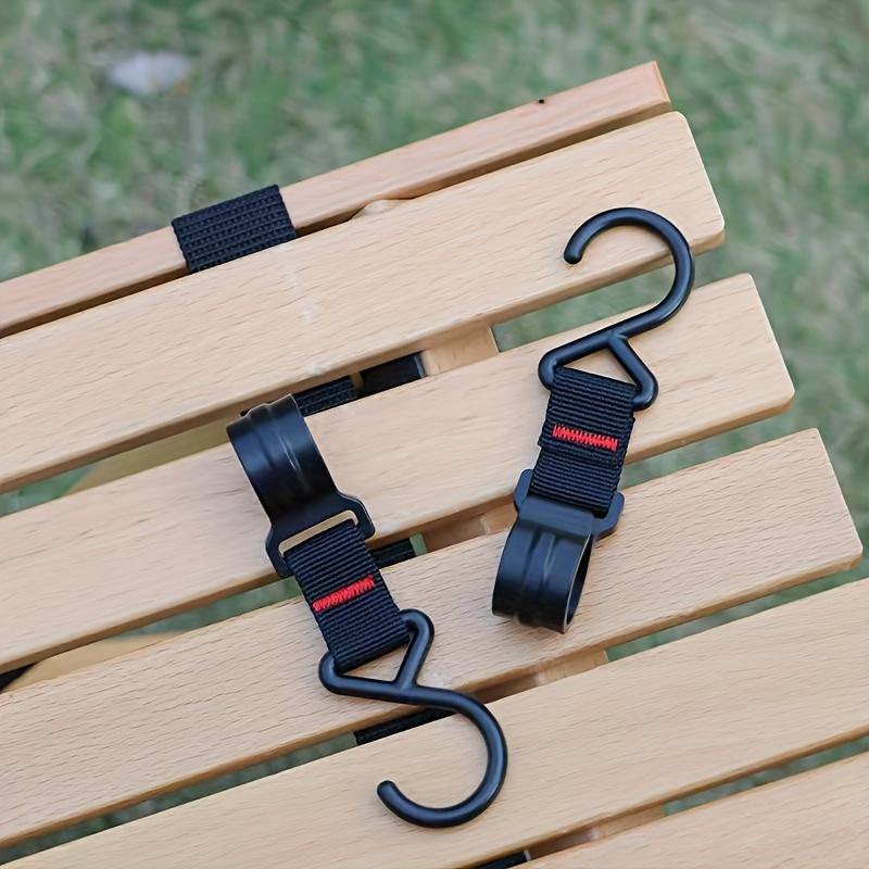 Detachable Storage Hooks For Outdoor Camping Heavy Duty Hanging Organizer Durable Portable Gear Hooks For BackpackTent Universal
