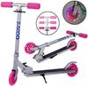 Jokomisiada Foldable Scooter with Luminous Wheels SP0786 for Children