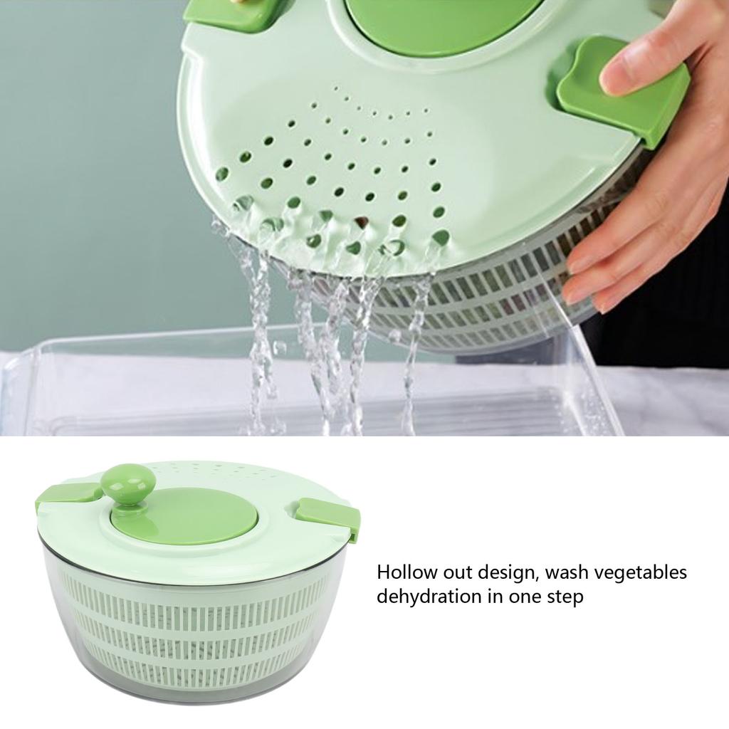 Salad   Plastic Time Saving Fast Mixing Washable Rotatable Veggie Washer for Kitchen