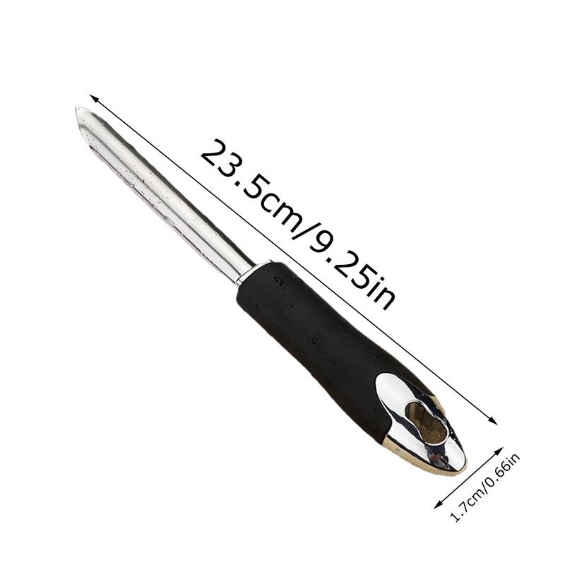 Stainless Steel Kitchen Corer Vegetables Fruits Corers Cherries Pear Jujube Core Removal Helper with Serrated Edge