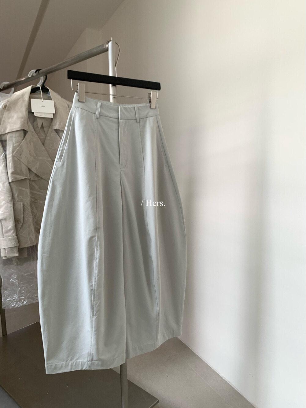Simple High-Waisted Wide-Leg Banana Pants for Women - 2026 Spring Yamamoto Style Loose Casual Long Pants S синий