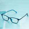 TGCYEYO Optical Eyeglasses Frame for Men and Women Titanium Flexible Legs with TR-90 Plastic Front Rim Eyewear Spectacles Frame