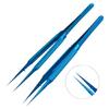 Alloy Tweezers 0.1mm Precision Fingerprint Tweezers Curved for Head