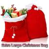 Creative Santa Claus Gift Bag Huge Candy Bag Xmas Decoration Plush Storage Pouch  New Year