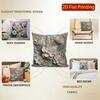 2D Floral 3D Embossed Pattern Decorative Pillow Covers Pattern Cushion Cover Suitable For Sofa Bedroom Car Pillow Cover