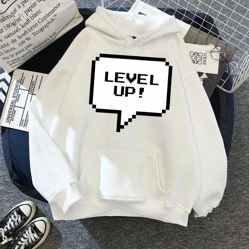 Game Pixel Hoodie Y2k Clothes Women Clothing Long Sleeve Sweatshirt Women's Sweatshirts Y2k Hoodies Clothes Anime Women Hoodie
