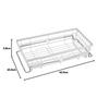 Wahei Freiz Sliding Drainer Basket for Sink Washing Dishes Kitchen Storage Float RG-0446