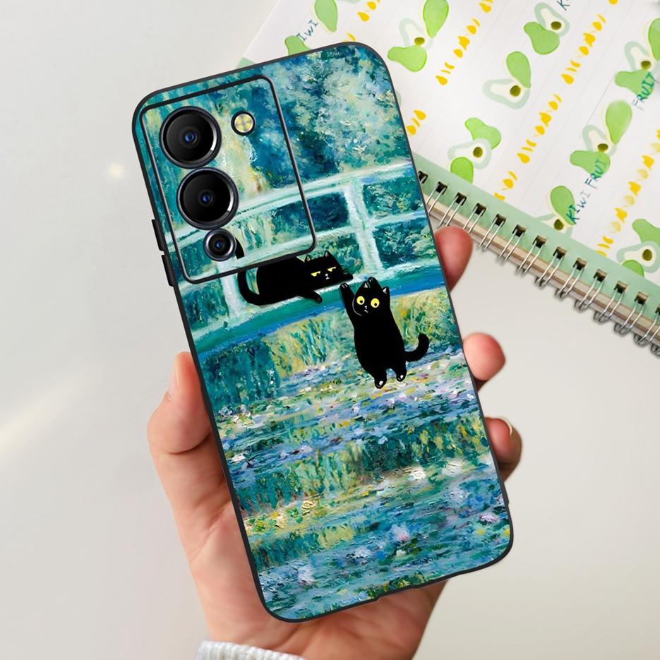 Per Custodia Infinix Note 12 G96 X670 Nuova Moda Cover Dipinta Custodia Telefono Antiurto Per Infinix Note 12 Turbo Note12 G96 Sacchetti Morbidi