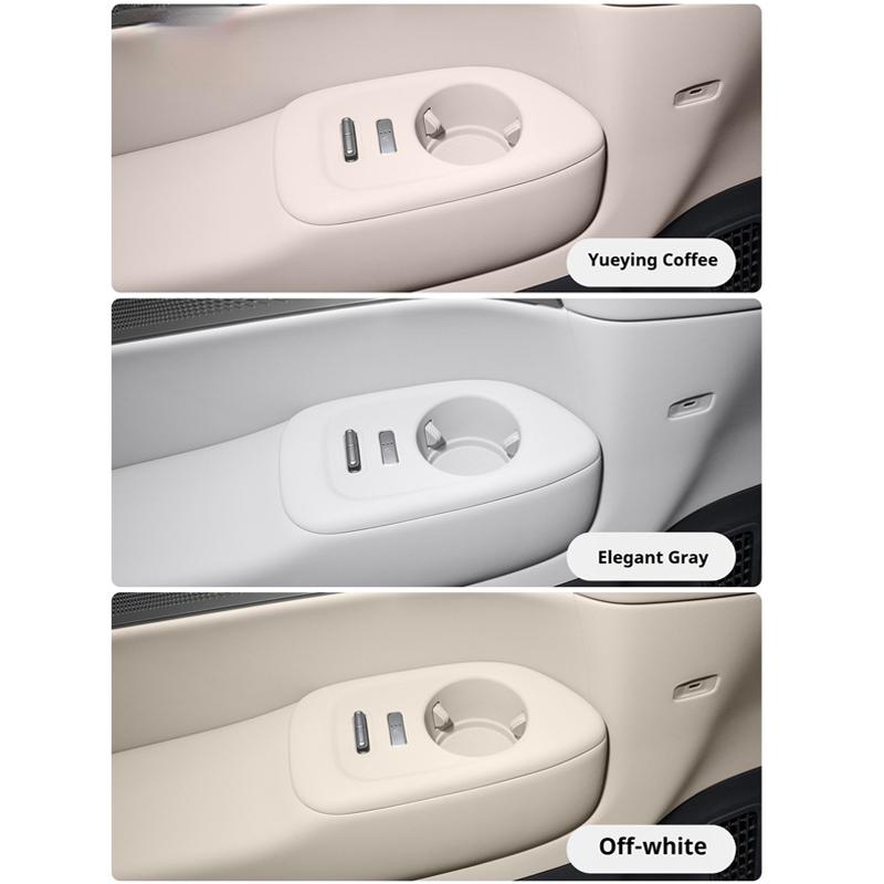For Xpeng X9 Xiaopeng X9 Third Row Cup Holder Silicone Protective Mat Anti Slip Wear Resistant Interior Accessories