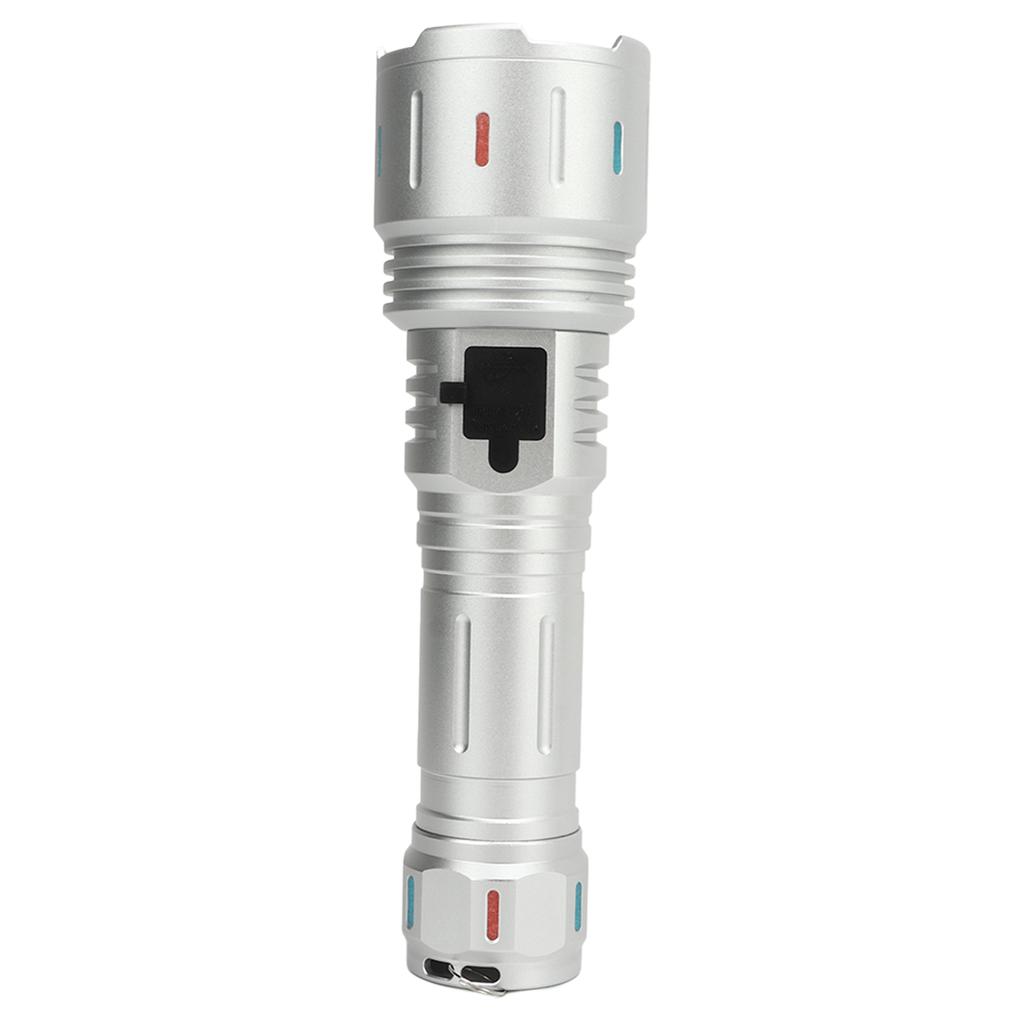 Latarka LED 10000 Strumień świetlny 5 Trybów Ładowanie USB Typ C Wodoodporna Latarka Kempingowa dla