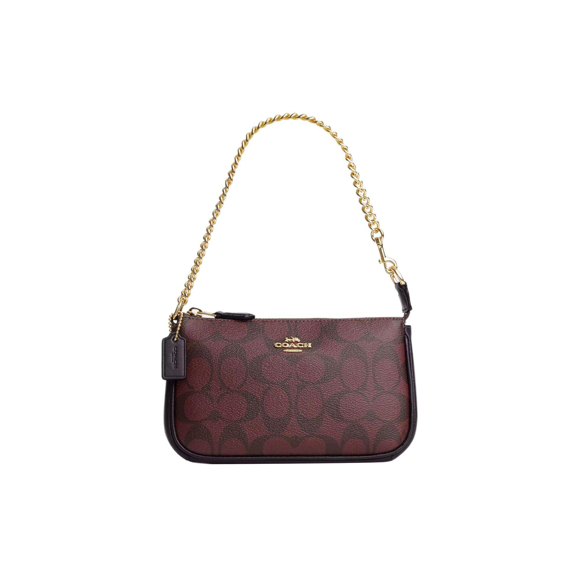 COACH Nolita pārklāta audekla pleca soma