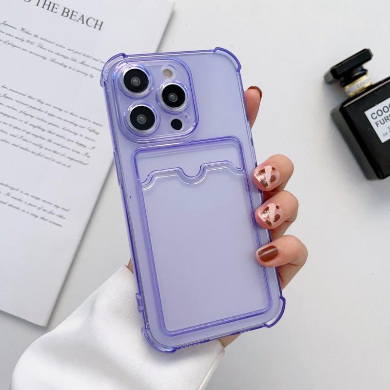 Suitable 16pm Apple Phone Case New Card Insertion Protective IPhone 15promax Anti Drop Bag