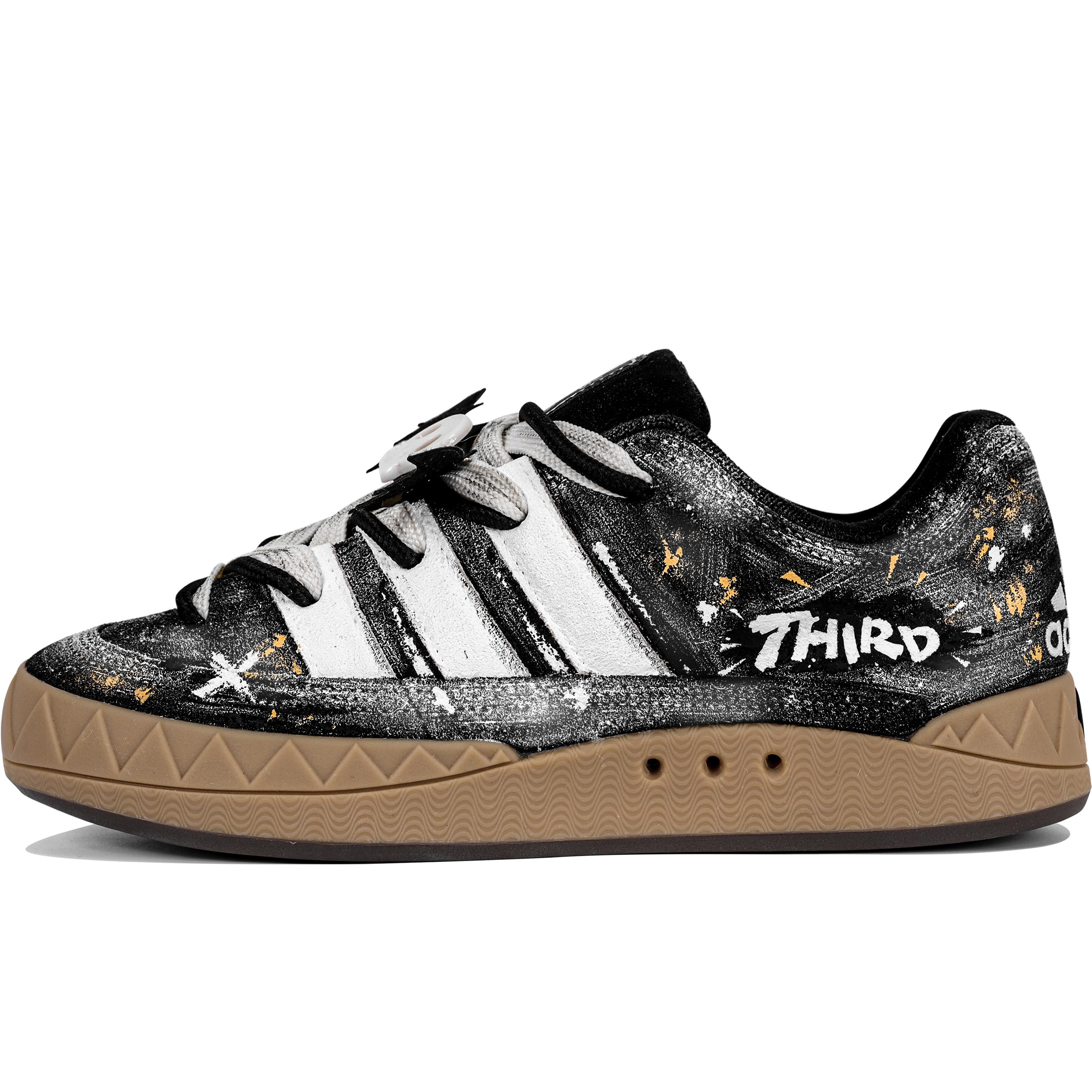 

Adidas ADIMATIC Star Wild, Metal Aesthetics, Gold Foil Distressed, Luxury Streetwear Abrasion Resistant Low top KI8879(Team739-) 43⅓