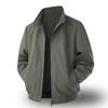 Men's Solid Color Baseball Jacket: Casual, Versatile & Trendy with Stand Collar