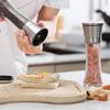 Manuell Salt- och Pepparkvarn i Rostfritt Stål 2 i 1 Salt- och Pepparkvarn med Justerbar Keramisk Malning Krydda Köksredskap