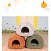 Ciepły kojec dla kota Japoński kojec dla zwierząt Jesienne i zimowe legowisko dla kota Półzamknięty kojec dla zwierząt