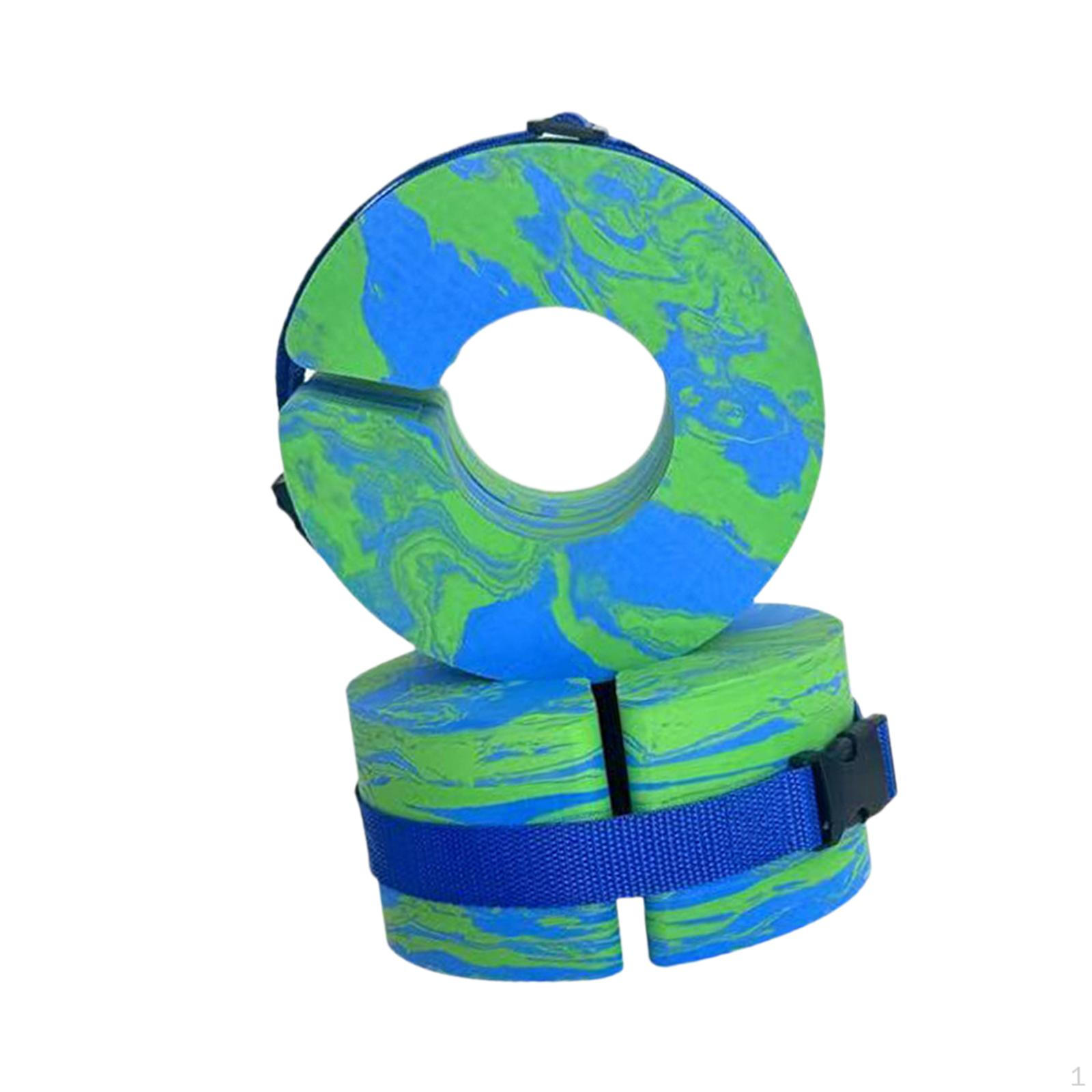 

2 шт. Плавательные манжеты EVA Водные кольца-поплавки для начинающих Дети Тренировка Green and Blue