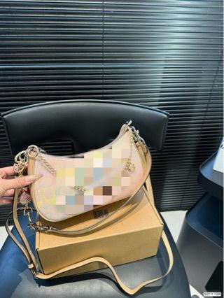 2025 Classic coated underarm bag European and American retro Teri cherries printed shoulder messenger bag mahjong bag women
