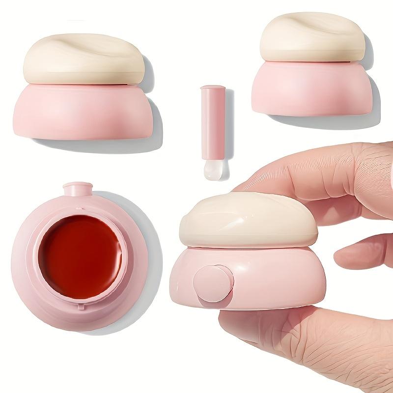 3.5G Face Cream Box Lip Balm Box With Silicone Spoon Refillable Bottles Mini Cosmetic Empty Jar Pots Makeup Skincare Container