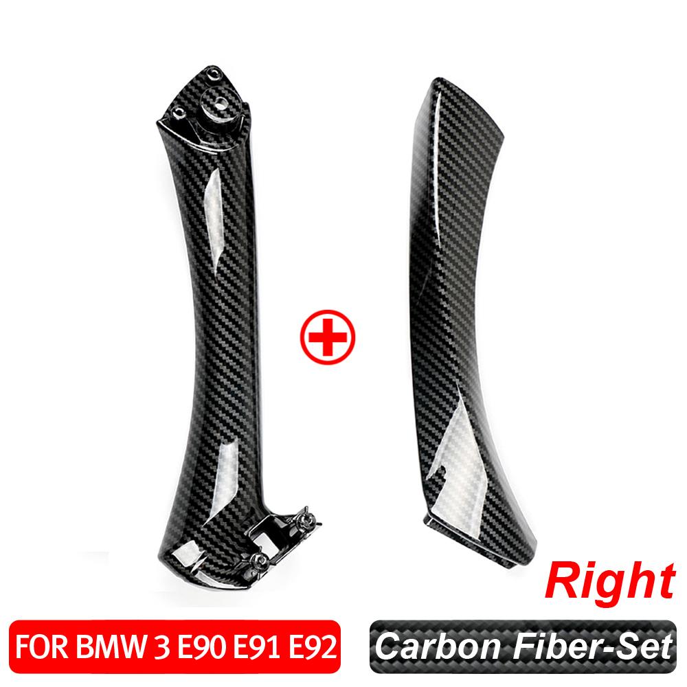 Upgraded Interior Door Pull Handle With Cover Trim Replacement For BMW 3 Series E90 E91 E92 316 318 320 325 328i 2004-2012