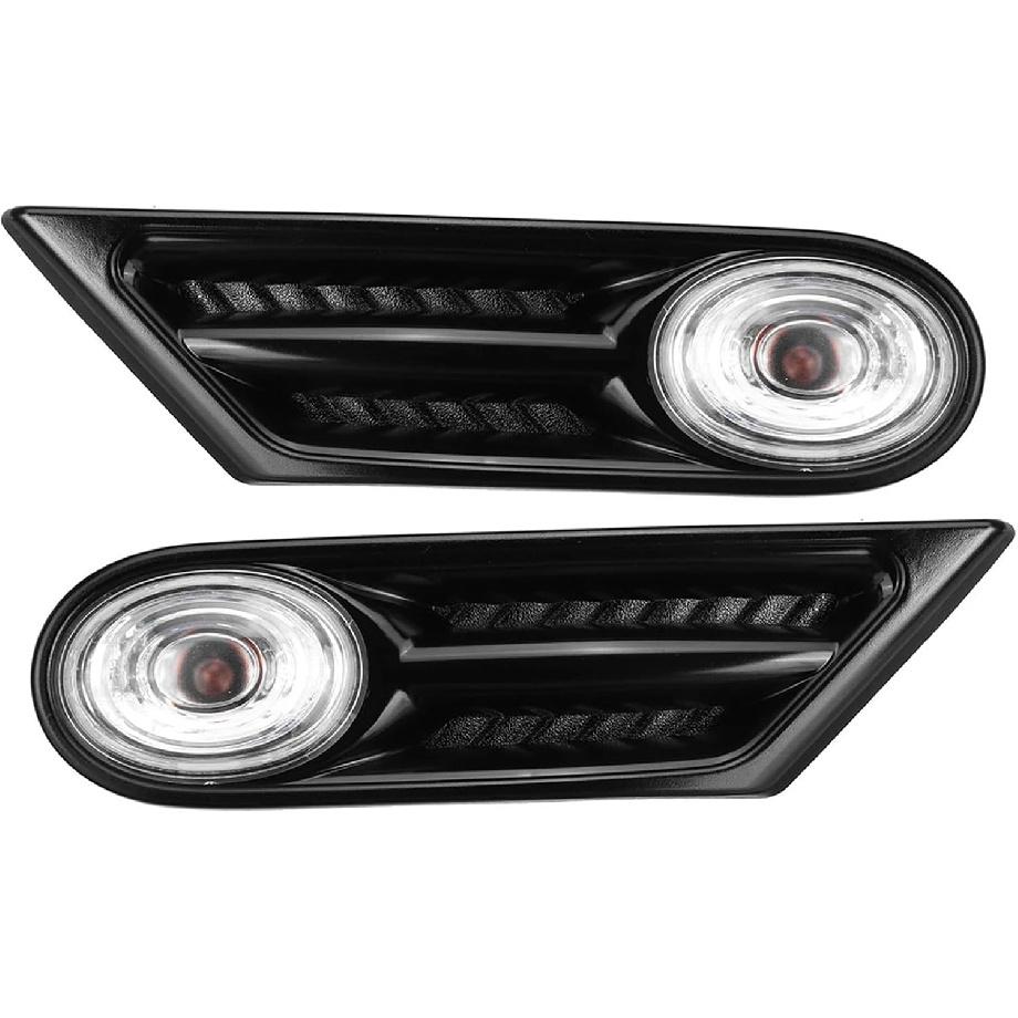 

Pair LED Side Marker Light Car Turn Signal Blinker Lamp Compatible for BMW MINI Cooper R56 R57 Side Repeater Indicator Lights 63137260202(Smoked) чистый