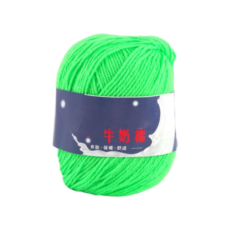 DIY Knitting Yarn Cotton Yarn Cream Hand Washable Knitted Yarn Easy To Store
