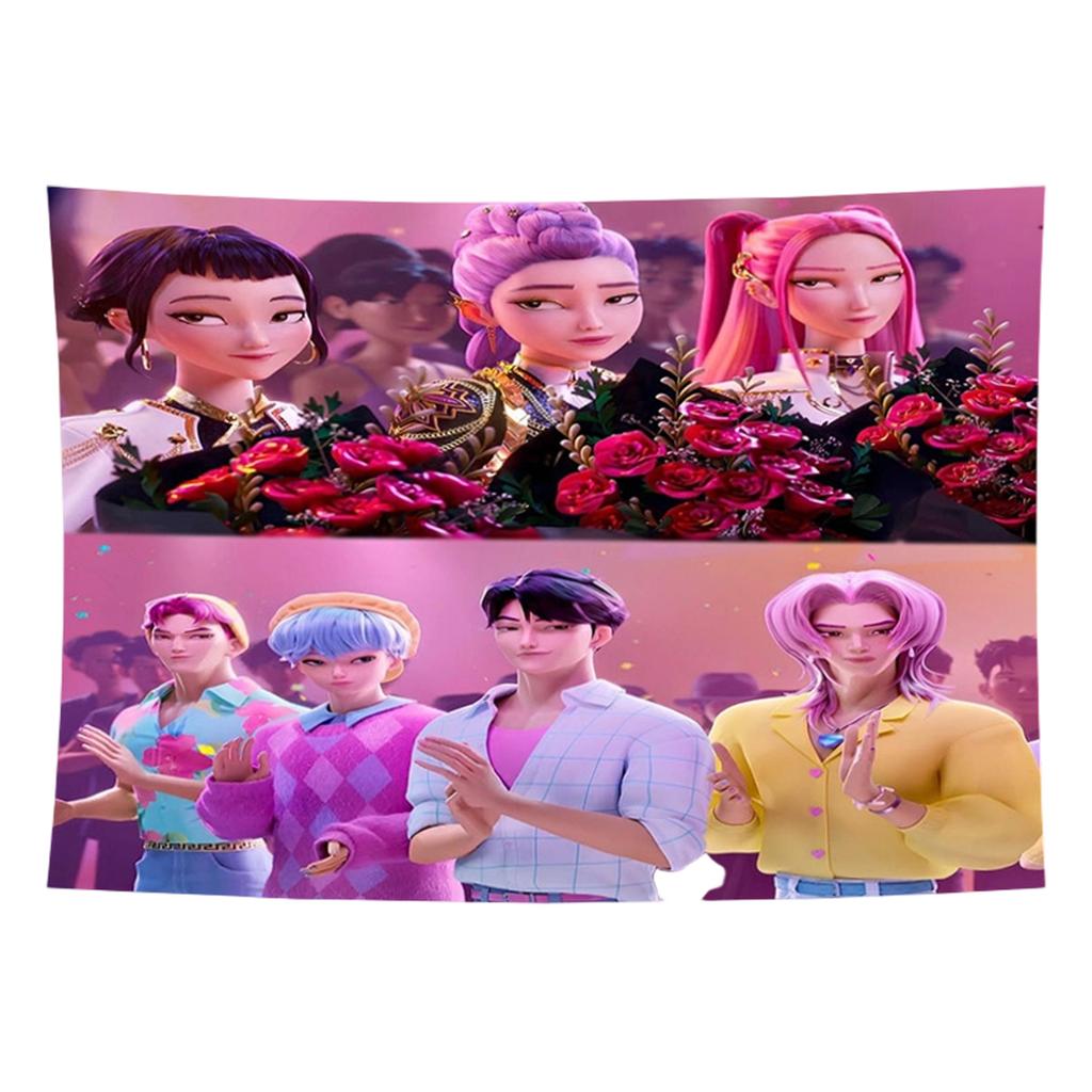 150x130cm Fashionable Printed Hanging Cloth Background Cloth Wide Room Background Decorative Cloth