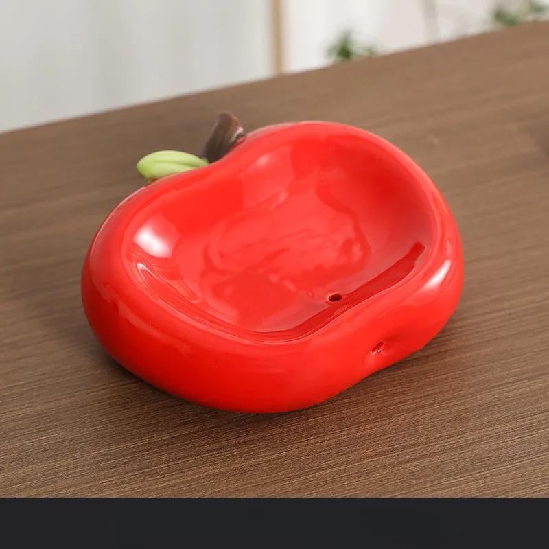 

Керамическая мыльница в виде розы, бытовая, для слива воды в раковине, легкая роскошь, креативная стойка для хранения