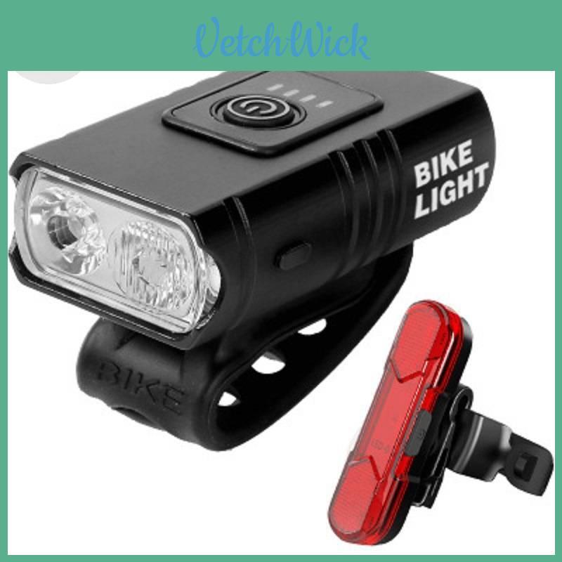 Bicycle Front Light Aluminum Alloy Bright Led For Night Riding And Commuting