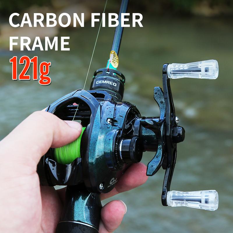 Newly Light Game Bait Casting Fishing Reel Magnetic Brake System 7.1:1 Small Body Fishing Reel 5+1 BB 4kg Max Drag Waterproof and Corrosion Resistant