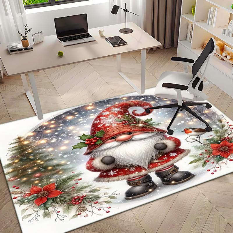 Christmas Gnome Festive Lights Flowers Carpet Home Decor Living Room And Bedroom Mats Office Chair Cushion Doormat Christmas Gifts