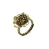Brass Flower Rings Adjustable Ring Sculptures Gifts Accessories Statuette