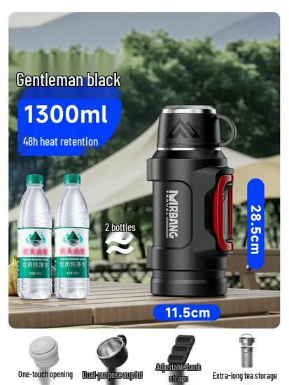

Extra Large Portable Thermos Bottle for Home & Travel - Long-Lasting Warmth 2.0L