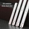 Professional 304 Stainless Steel Measuring Ruler With Lasering Etched Marking For Engineering Accurate Measurements