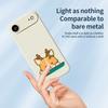 For iPhone Air Case Cute Deer Pattern Printing Straight Edge TPU Phone Back Cover