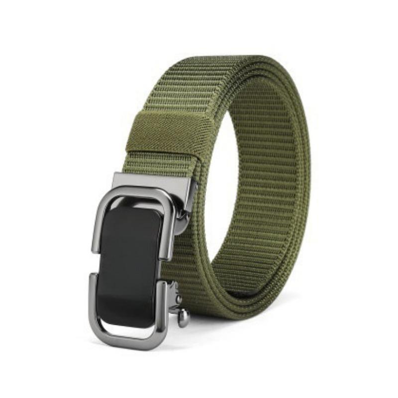 Tactical Belt Toothless Automatic Buckle Nylon Belt Men's Casual Belt Tactical Outdoor Belt Youth Military Training Belt