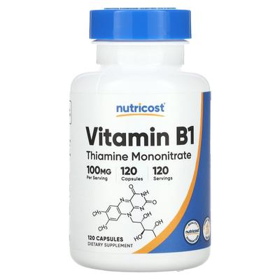 Vitamin B1, 100 mg, 120 Kapseln