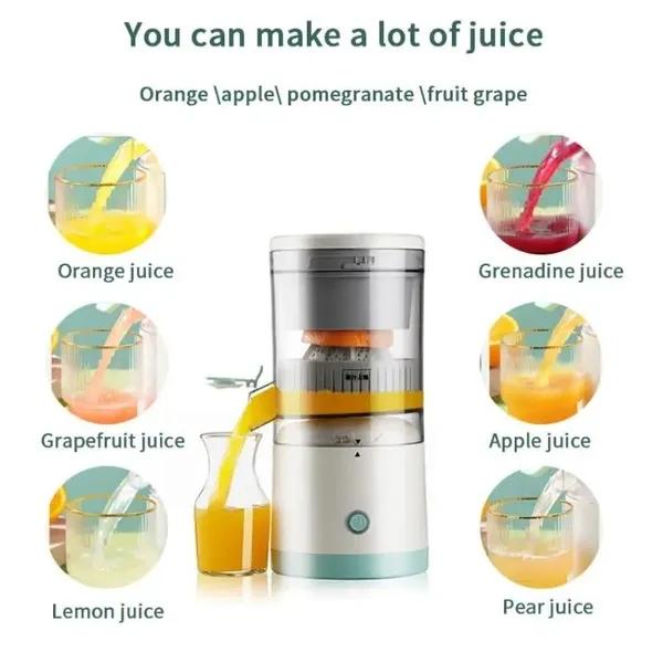 USB Rechargeable Orange Juicer Multifunctional Household Portable Juice Machine Mini Juicer Cup Electric Juicer Wireless