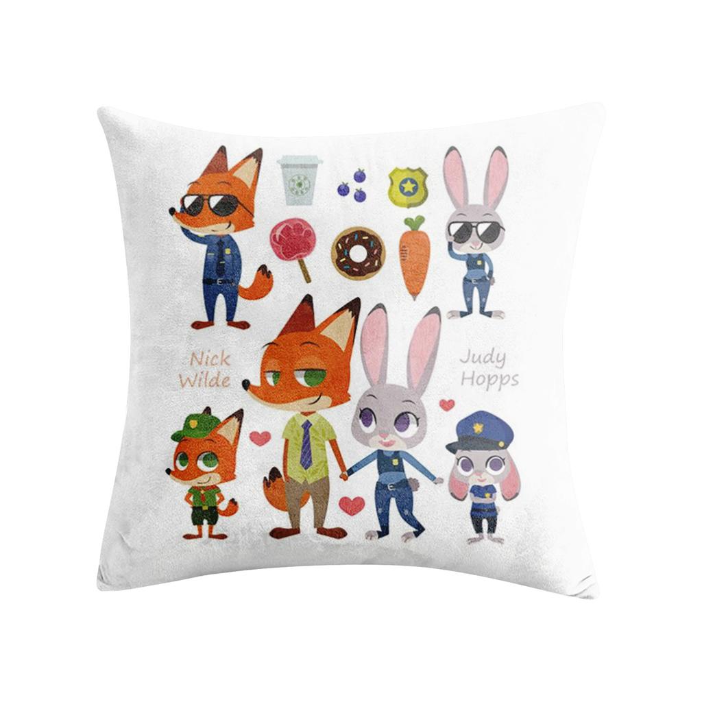 Printed Pillowcase Square Pillowcase Sofa Pillowcase No Core Comfortable Pillowcase