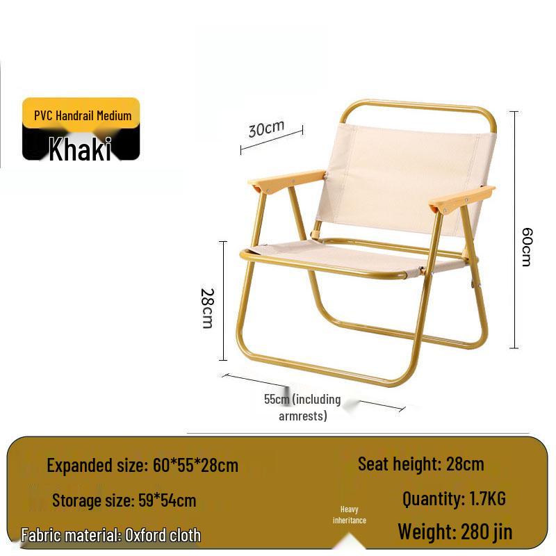 Custom Logo Portable Kermit Camping Chair - Folding Outdoor Chair for Fishing, Picnic, and Beach
