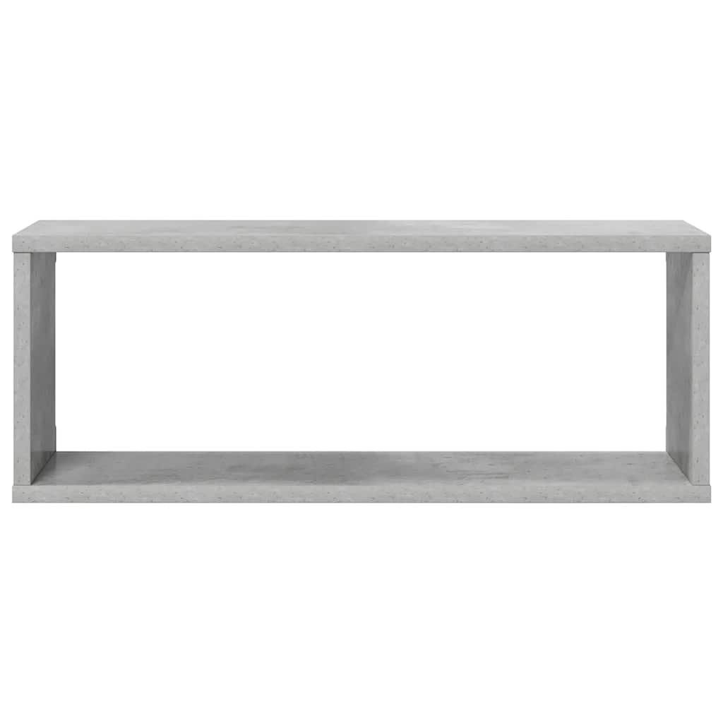 Vidaxl Wall Shelves Cubes 6 Pcs, Concrete Grey, 60X15X23 Cm