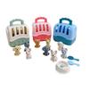 Pet Raise Toy Kids Learning Dollhouse Simulation Dog Raise Grooming Pretend Toy