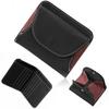 Genuine Small Mini Coin [Blanc Pomme] Women's Bi-fold Wallet, Leather, Compact, Wallet, Wallet, Box-type Purse, Bp-1050, Black/Wine
