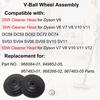 V-Ball Wheel for Dyson V6 V7 V8 V10 V11 V12 DC58 DC59 DC62 DC74 Vacuum Cleaner 20W 35W 50W Direct Drive Cleaner Head Wheels Part