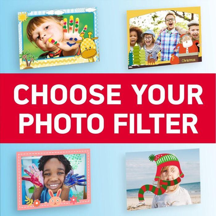 AGFA PHOTO Realikids Cam 2 - Appareil Photo Enfant, Photo, Vidéo, Selfie, Ecran LCD 3.5'', Filtres Photo, Batterie Lithium - Bleu