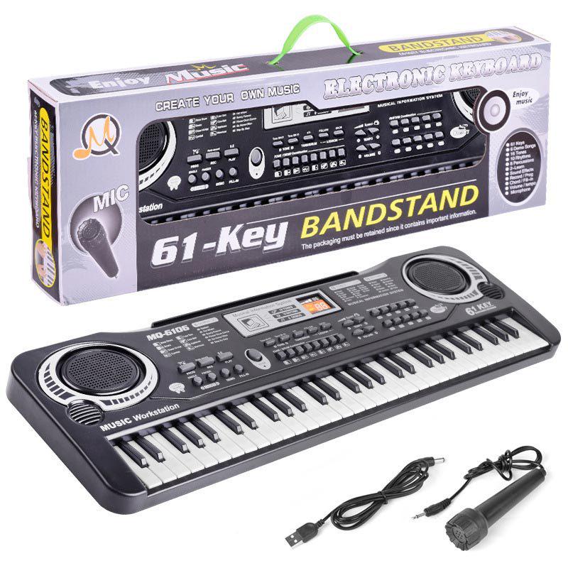 Multifunctional 61-Key Electronic Keyboard for Kids - Beginner Music Toy & Early Education Piano